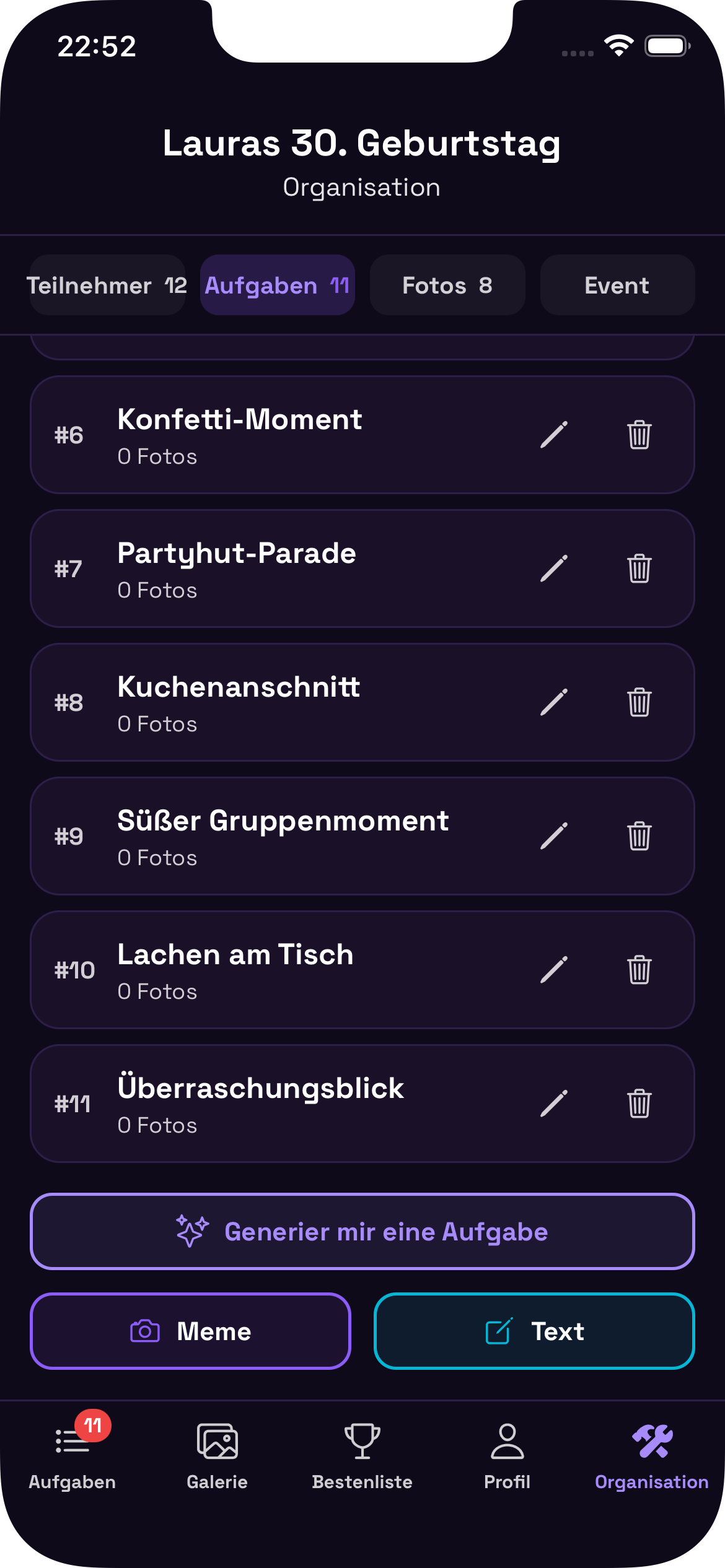 Host-Ansicht für die Steuerung